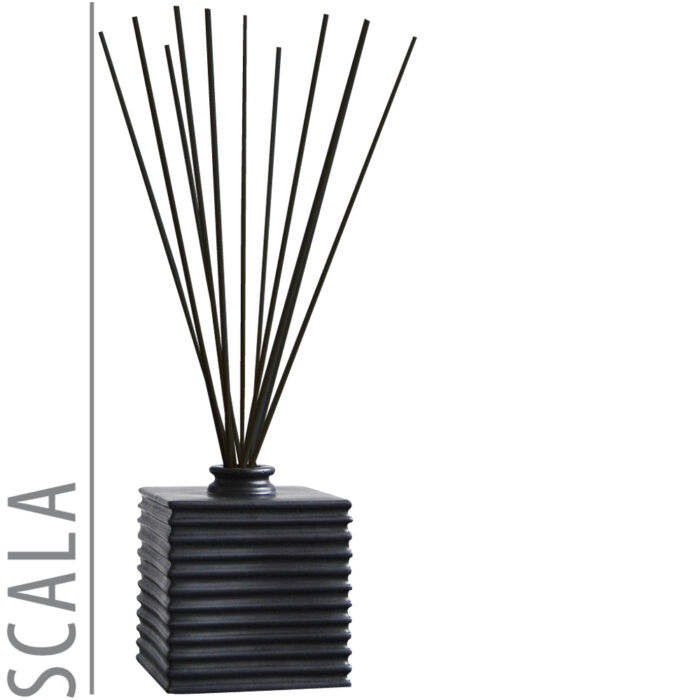Raumduftvase aus Keramik - Scala 500ml schwarz