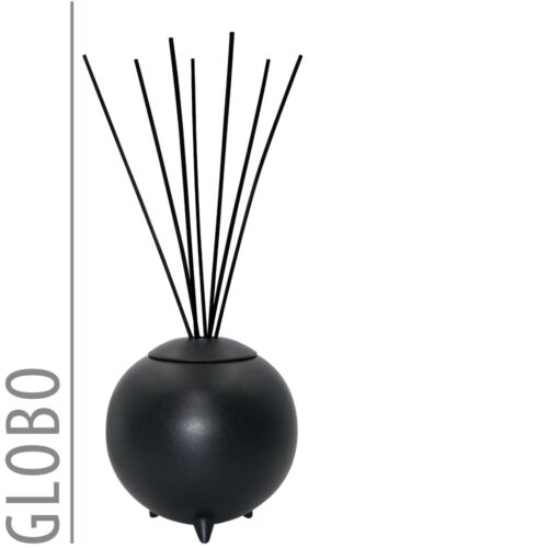 Duftvase mit Stäbchen - Ceramic Diffuser Globo 500ml schwarz